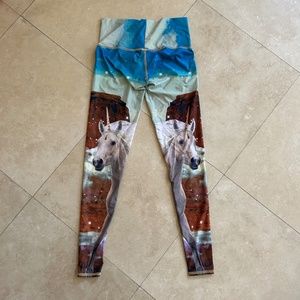 Teeki Wrangler Unicorn Leggings Size Small